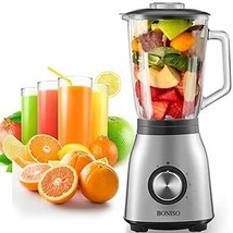 Countertop Smoothie Blender, High Speed Blender for Kitchen with 51Oz Gl... - £72.97 GBP