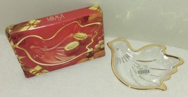 MIKASA Golden Dove Crystal Sweet Dish w/Gilded Gold Rim - RETIRED - #WX030/502  - £5.54 GBP