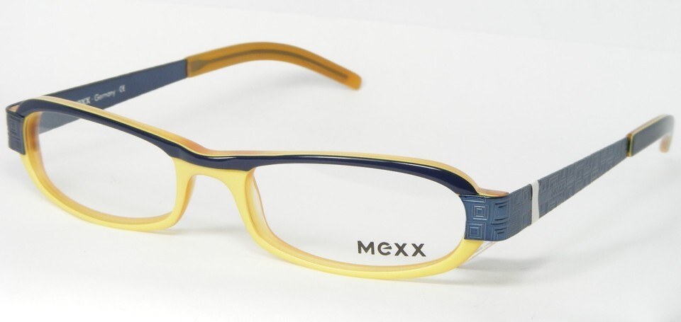 MEXX 5335 520 BLUE /YELLOW CREAM EYEGLASSES GLASSES FRAME 51-17-135mm Ge... - $81.94