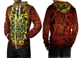 Satani Statue  3D Print Hoodies Zipper   Hoodie Sweatshirt for  men - $49.80