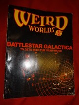 Battlestar Galactica DVD / Weird Worlds magazine / model kit BOX ONLY - £8.66 GBP