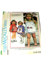 McCALL&#39;S PATTERN 5650 girl&#39;s size 2 dress, apron dress, panties, cut  (s... - $4.95