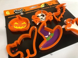 Halloween Fright Night Orange Cookie Cutters New - £4.92 GBP
