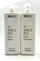 Framesi Morphosis Hair Treatment Line Sublimis Oil Shampoo & Conditioner 33.8 oz - £56.36 GBP