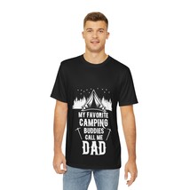 My Favorite Camping Buddies Call Me Dad Men&#39;s Polyester AOP T-Shirt - £31.58 GBP+