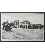 Early 1900&#39;s B &amp; W Train Station Postcard  - £2.78 GBP