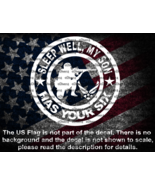 Sleep Well My Son Has Your Six US Air Force Decal US Made US Seller USAF - $6.72+