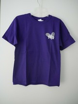 NCAA TCU Horned Frogs Girls Patterned Heart Short Sleeve Cotton T-Shirt XL NWT - £11.87 GBP