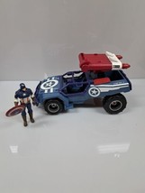 2011 Hasbro Marvel Captain America Off-Road Avenger Battle Vehicle + Figure - £18.45 GBP