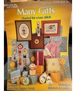 1982 Leisure Arts #232 Many Gifts Charted For Cross Sttitch *Pre-Owned fff1 - $5.99