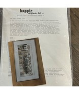 Vintage Kappie Originals CAT 596 Dinner Call Cross Stitch Kit With Floss... - $13.16 CAD