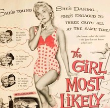 1958 Girl Most Likely Movie Jane Powell Advertisement Film Musical HM2T - $34.21 CAD