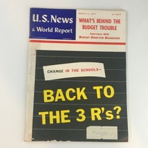 U.S. News &amp; World Report Magazine March 13 1957 What&#39;s Behind The Budget Trouble - £11.09 GBP