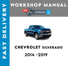Chevrolet Silverado 2014 2015 2016 2017 2018 2019 Service Repair Workshop Manual - £6.06 GBP