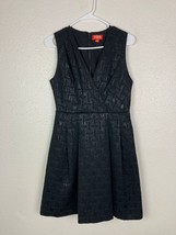 Kirna Zabete Target Black Babydoll Dress Women 10 Sleeveless Fit &amp; Flare V-Neck - £22.94 GBP