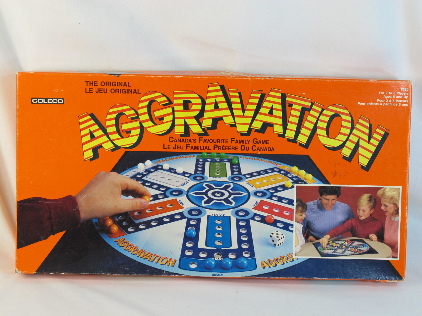 The Original Aggravation 1987 Board Game Coleco 100% Complete Bilingual Rare @@ - $29.60