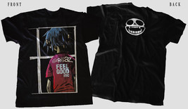 Gorillaz - Feel Good Inc, Black T-shirt Short Sleeve (sizes:S to 5XL) - $16.99
