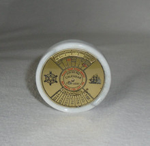 40 Year Perpetual Calendar Marble Base Vintage 1997-2037 - $14.85