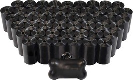 1,000 Pet Waste Poop Bags With Two Dispensers(Blk) - £34.32 GBP