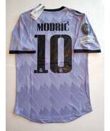 Luka Modric Real Madrid UCL Champions Match Slim Away Soccer Jersey 2022... - $80.00