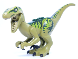 Lego Jurassic World CHARLIE Figure Velociraptor Dinosaur Raptor 75920 Green - £26.45 GBP