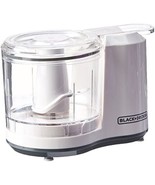 Black+Decker One-Touch HC150W 1.5-Cup Electric Food Chopper, White - $39.18
