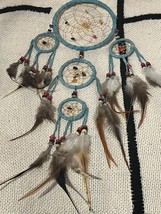 Bleu dream catcher , Handmade dream catcher, dream catcher wall hanging - £23.56 GBP