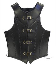 Nauticalmart Steampunk Leather Vest: Renaissance Brigandine Armor Costume  - £102.26 GBP