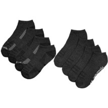 Reebok Men&#39;s Performance Training Low Cut Socks 8 Pack Grey Shoe Sz 6-12.5 - $18.67