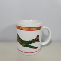 Boeing Coffee Mug B-17 Flying Fortress 22K Gold White Kapan Kent Co ALS Vintage - £12.58 GBP