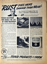 Texaco Products for the farm rustproof farm machinery 1943 Vintage Print... - €9,73 EUR