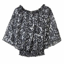 IZ Amy Byer Cheetah Butterfly Blouse Top Skirt Girls 7-16 M 8-10 - £15.62 GBP