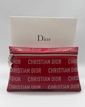 Christian Dior Novelty Studs pouch red 12cm x19cm red gold - $52.22