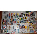 Mini cars trucks planes and more in tackle box Hundreds of pieces - $99.99