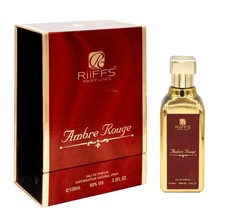 Amber Rouge RIIFFS Perfume 3.3FL.OZ.Spray Natural Imported EDP 100ml Spray - £57.21 GBP
