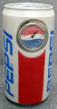 Pepsi-Cola Mini Quartz Clock &amp; Paperweight - £12.21 GBP