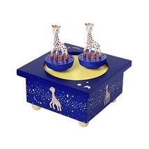 Trousselier Spinning Music Box Sophie The Giraffe Milky Way  - $73.00