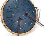 The Burningandlin 14&quot; 15-Note Steel Tongue Drum Is A Handcrafted Percussion - £61.14 GBP