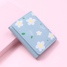 flower wallet small hasp girl wallet brand designed pu leather women coin purse female thumb200