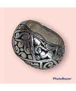 vintage Sterling 925 Sterling Silver &quot;Promise Keeper II&quot; Ring Size 6 1/4 - $217.84 CAD