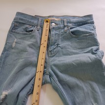 Levi's 710 Super Skinny Jeans Women's 28 Blue Denim Stretch Distressed (W30×L28) image 13