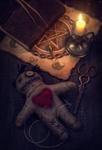 Handmade Voodoo Doll Revenge Spell! Terrorize Your Enemy! Deep Suffering! Custom - £79.92 GBP