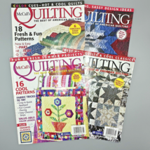 McCall&#39;s Quilting Magazine 2012 Lot Of 4 Issues With Pattern Sheets - £11.99 GBP
