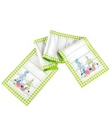 Lakeside Table Runner ~ Check Border ~ Gnome-Rabbit Theme ~ 13 x 72 ~ Po... - $30.69 CAD