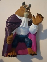 Disney Beauty and the BEAST Hand Puppet Figure Toy - 1992 Pizza Hut Vintage - £12.88 GBP