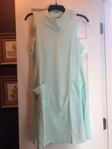 NWT Ladies PUMA Farley Mint Green Sleeveless Mock Golf Tennis Dress - M & L image 2