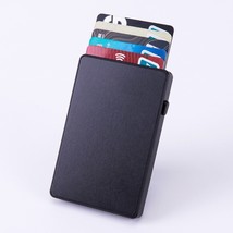Nqi anti rfid card holder mini wallet slim thin wallet for men women small magic wallet thumb200