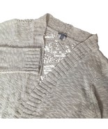 Charlotte Russe Open Front Cardigan Sweater Shrug Cream Ivory Knit Medium - $23.46 CAD