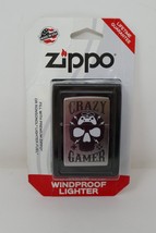 Zippo Crazy Gamer Design Windproof Lighter #207 - £14.89 GBP