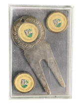Old Course St. Andrews Divot Repair Tool With Two Ball Markers Made In UK - £8.48 GBP